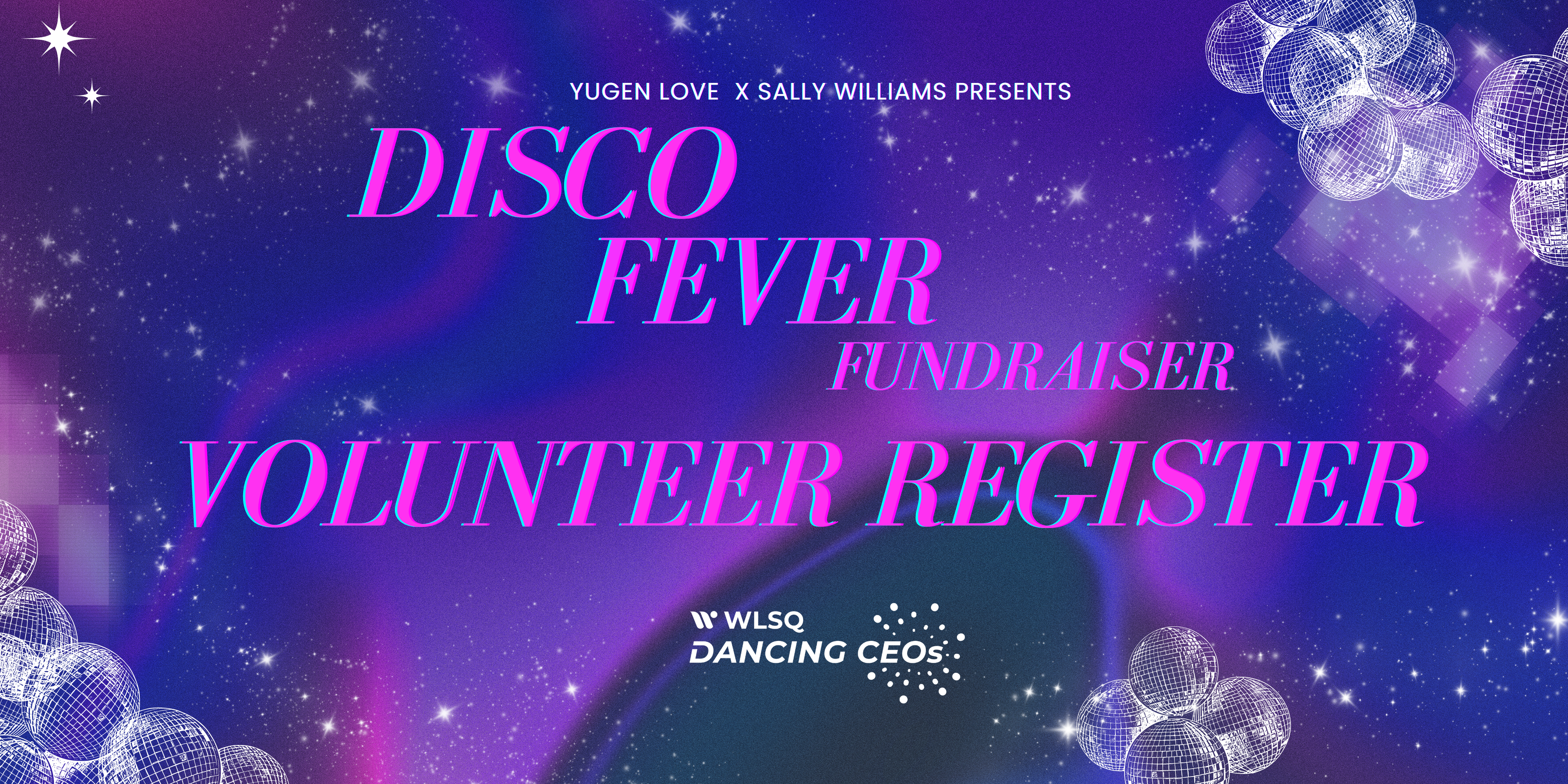 Volunteer for Disco Fever Fundraiser