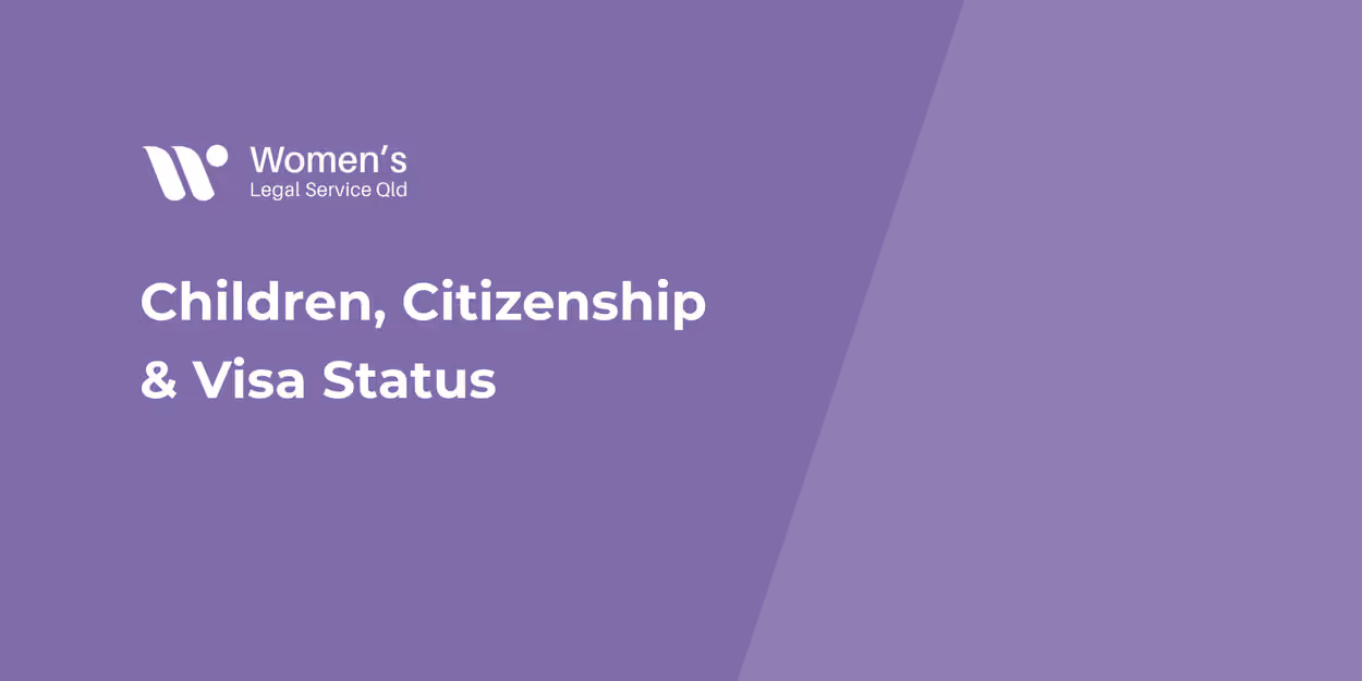 Children, Citizenship & Visa Status Webinar